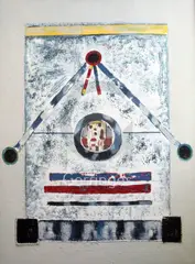 Untitled by Jacob Bornfriend, oil on canvas, sold Dec 2018