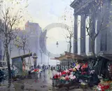 Untitled by Constantine Kluge, oil on canvas, sold Dec 2018