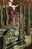 The Small Farmer and the Large Farm Worker' signed in pencil 24 x 16.5in by Simon Palmer, watercolour, sold Dec 2018