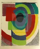 Syncopee' c.1971 signed in pencil, 27/75, Redfern Gallery label verso 28.75 x 20.75in by Sonia Delaunay, lithograph, sold Dec 2018