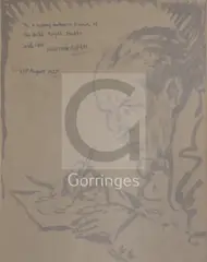 Untitled by William Orpen, ink, sold Dec 2018