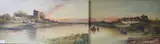 River landscapes by Edward Lewis Morland, oil, offered Dec 2018