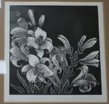 Wood engraving by George F. Reiss, 1954, engraving, sold Dec 2018