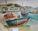 Andienne 1937 by Clodagh Sparrow, watercolour, sold Nov 2018