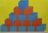 Ziggarat 7 by Joe Tilson, 1966, screenprint, sold Nov 2018