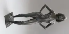 1 of 1, Provenance by descent from the artist's family height 38cm by Manfred Von Diepold, bronze, sold Nov 2018
