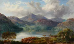Loch Lubnaig near Callender from the east by McNeil MacLeay, sold May 2012