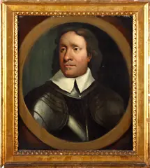 Portrait of a Cromwellian officer in armour by Robert Walker, oil on panel, sold May 2012