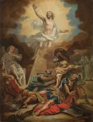 The Resurrection by French School, oil on canvas, sold May 2012