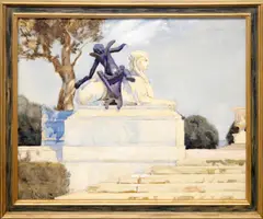 Sphinx at Versailles, Sunlight by Ernest Procter, offered Apr 2012