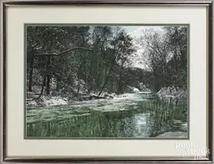 Untitled by Donald Werden, watercolor, offered Oct 2016