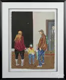 Untitled by Donald Stanley Wilf, gouache, offered Oct 2016