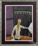 Untitled by Donald Stanley Wilf, gouache, offered Oct 2016