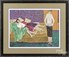 Untitled by Donald Stanley Wilf, gouache, offered Oct 2016