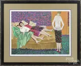 Untitled by Donald Stanley Wilf, gouache, offered Oct 2016