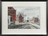 Untitled by Joann Hensel, watercolor, offered Oct 2016