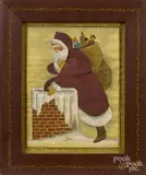 works of Santa Claus by Hetherly Yale, watercolor, offered Oct 2016