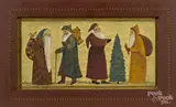 works of Santa Claus by Hetherly Yale, watercolor, offered Oct 2016