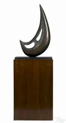 crescent form by John Farnham, bronze, offered Oct 2016