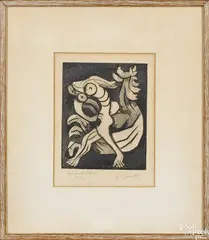 Untitled by Jacques Lipchitz, aquatint, offered Oct 2016