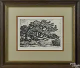 Untitled by Birger Sandzén, lithograph, offered Oct 2016