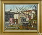 street scene by Walter Emerson Baum, oil on canvas, offered Oct 2016