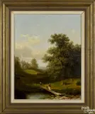 landscape by Xanthus Russell Smith, oil on canvas, offered Oct 2016