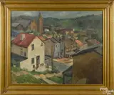 street scene by Eugene Speicher, oil on canvas, offered Oct 2016
