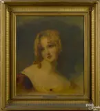 portrait of a young woman by Thomas Sully, oil on canvas, offered Oct 2016