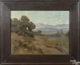 California landscape by Elmer Wachtel, oil on canvas, offered Oct 2016