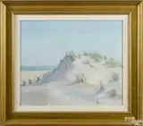 of sand dunes by Arthur Diehl, oil on board, offered Oct 2016