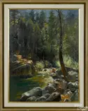 Untitled by Stephen Juharos, oil on canvas, offered Oct 2016