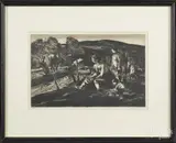 Untitled by John Edward Costigan, etching, offered Sep 2016