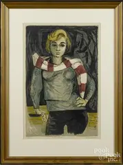 Untitled by Benton Murdoch Spruance, color lithograph, offered Sep 2016