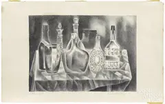 Untitled by Harry Brodsky, lithograph, offered Sep 2016
