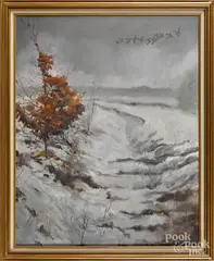 Untitled by Edith Belfiore, oil on canvas, offered Sep 2016