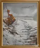 Untitled by Edith Belfiore, oil on canvas, offered Sep 2016