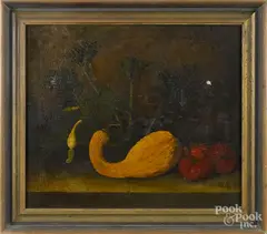still life by Anna Field Cameron, oil on canvas, offered Jun 2016