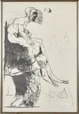 signed lithograph by Leonard Baskin, pencil, offered Jun 2016
