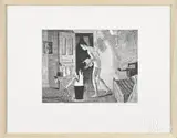 Untitled by Larry Francis, engraving, offered Jun 2016