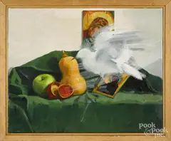 Untitled by Nancy Adler, oil on canvas, offered Jun 2016