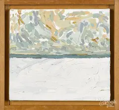 Untitled by Sandy Walker, oil on canvas, offered Jun 2016