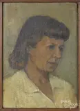 portrait by Beatrice McLaughlin, oil on canvas, offered Jun 2016