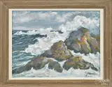 Untitled by Alfred Czerepak, oil on board, offered Jun 2016