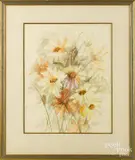 floral study by Yolanda Piccone, watercolor, offered Apr 2016