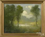 landscape by Karl Termohlen, oil on board, offered Apr 2016