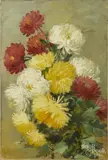 flowers by Emily Harris McGary Selinger, oil on canvas, offered Apr 2016