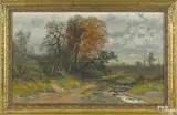 landscape by Christopher Shearer, oil on canvas, offered Apr 2016