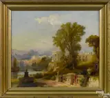 Italianate landscape by Russell Smith, oil on canvas, offered Apr 2016