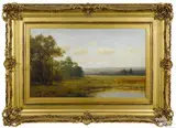 landscape by Thomas Bailey Griffin, oil on canvas, offered Apr 2016